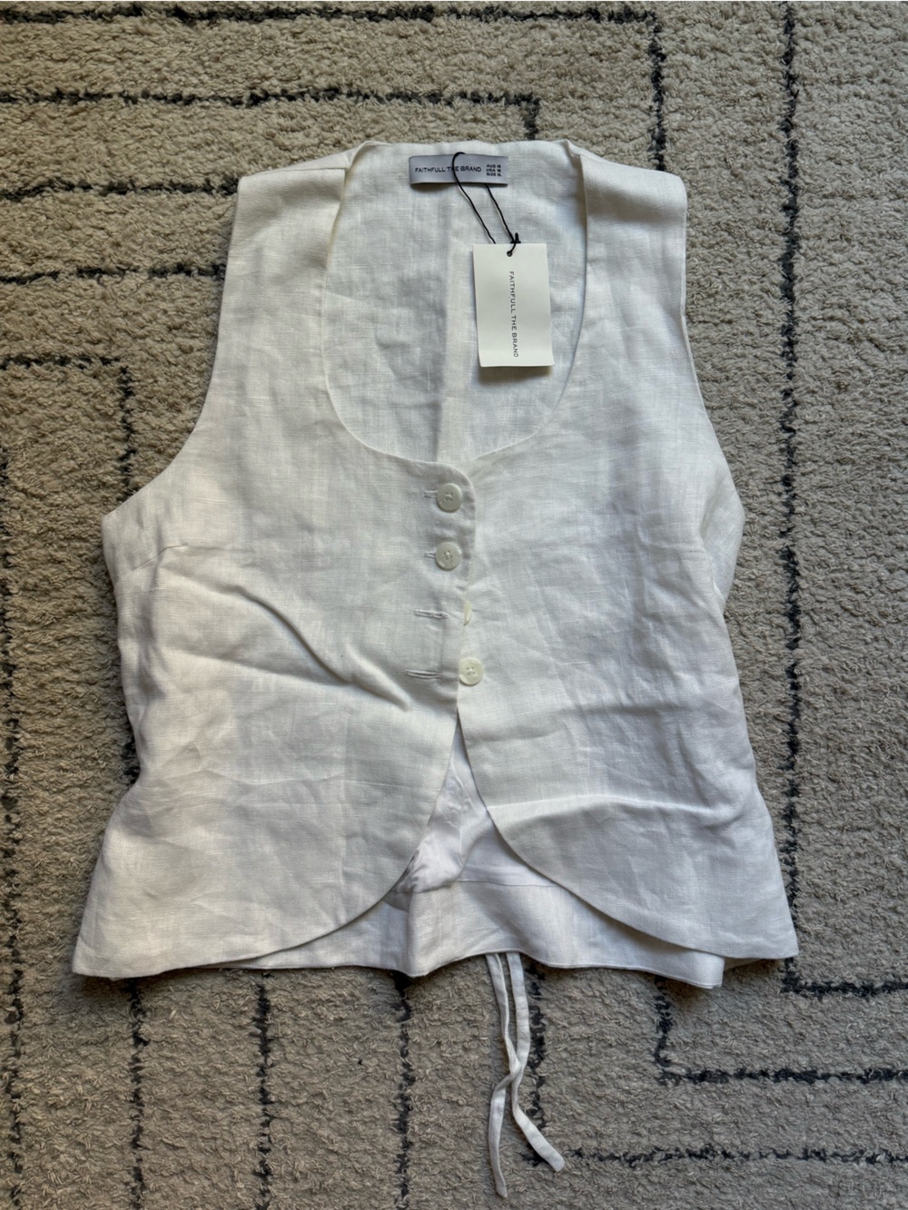 Faithfull the Brand Stanze Vest NEW